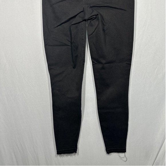 NWT $128 Spanx [ XS SMALL ] Distressed Skinny‎ Jean in Vintage Black - Picture 10 of 13